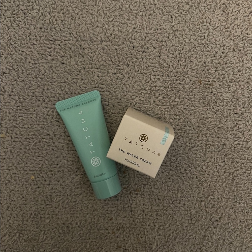 Tatcha Skincare Cleanser & Exfoliant Set - Mint and Cream